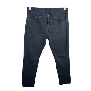 Levi’s 511 Slim Fit Jeans Black Stretch Denim Casual Mid Rise W32 L30 Men’s